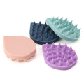 Silicone hair brush scalp massager shampoo brush